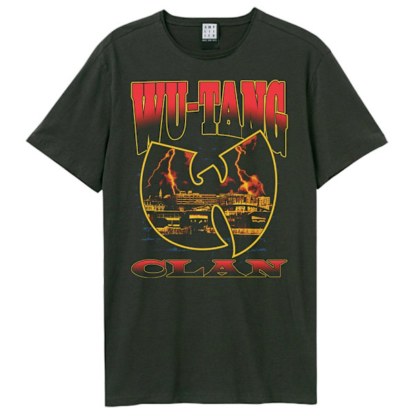 Amplified Unisex Vuxen Bootleg Röd Storm Wu-Tang Clan T-Shirt X Charcoal XS
