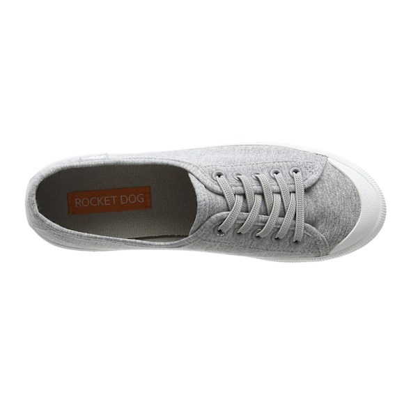 Rocket Dog Dam/Kvinnor Chow Chow Sommar Jersey Plimsolls 4 UK Light Grey 4 UK