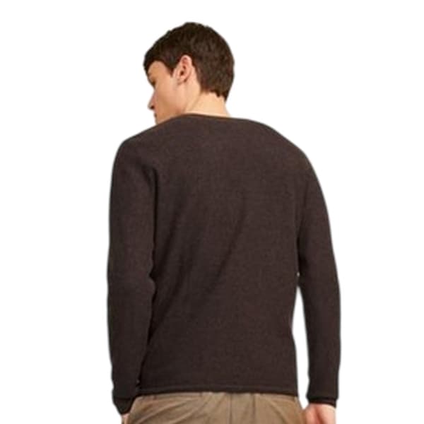 Jack And Jones Herr Stickad Tröja Med Rund Hals Normal Passform M Brun Brown M