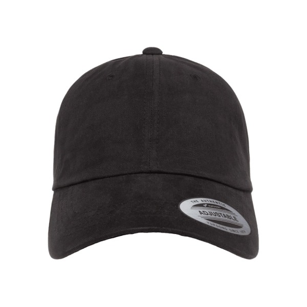 Flexfit By Yupoong Persika Bomullstwill Dad Cap En Storlek Svart Black One Size