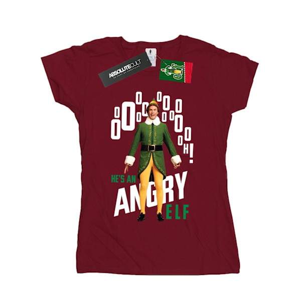 Elf Dam/Damer Angry Elf Bomull T-Shirt S Bourgogne Burgundy S