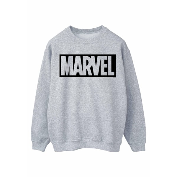 Marvel Dam/Kvinnor Outline Logo Sweatshirt M Sports Grey Sports Grey M