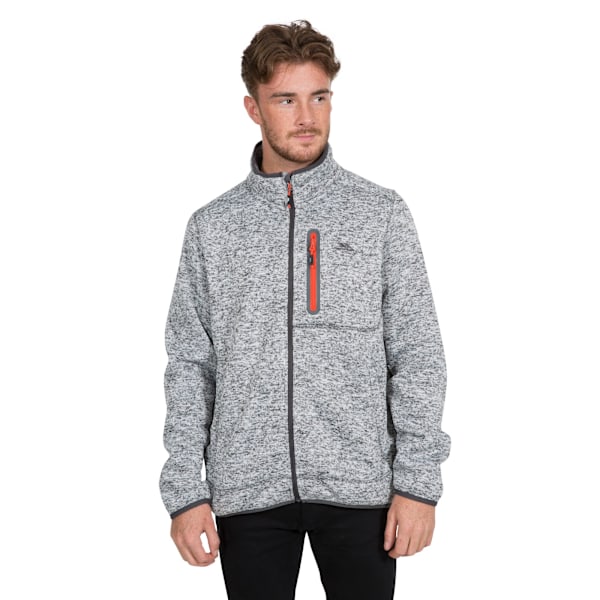 Trespass Bingham Fleecejacka för män XL Gråmelerad Grey Marl XL