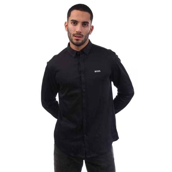 Boss Herr Motion Regular Skjorta L Mörkblå Dark Blue L