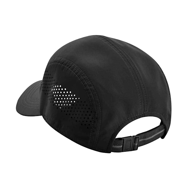 Beechfield Unisex Adult Technical Running Baseball Cap One Size Black One Size