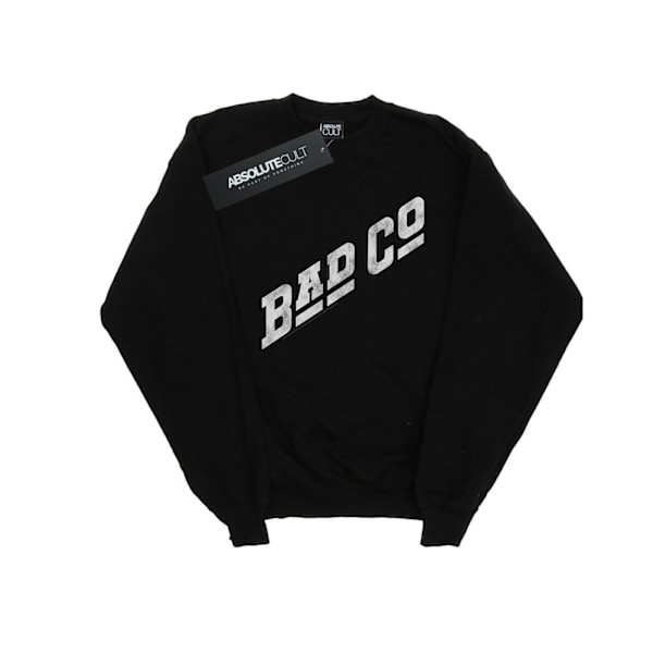 Bad Company Herr Distressed Logo Sweatshirt S Svart Black S