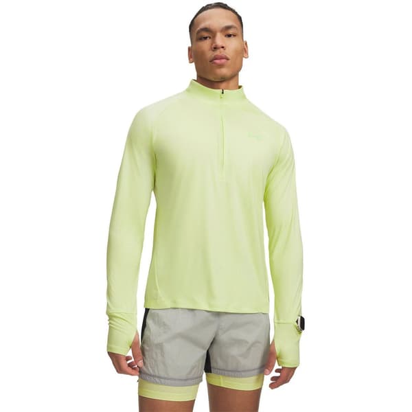 Under Armour Herr Trail Run Half Zip Tröja M Lime Lime M