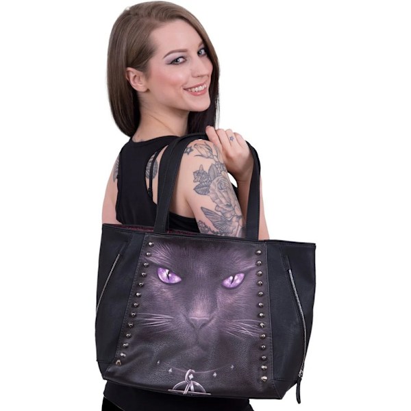 Spiral Direct Svart Katt Tote Bag One Size Svart Black One Size