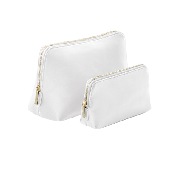 Bagbase Boutique Läderlook PU Toalettväska M Mjuk Vit Soft White M