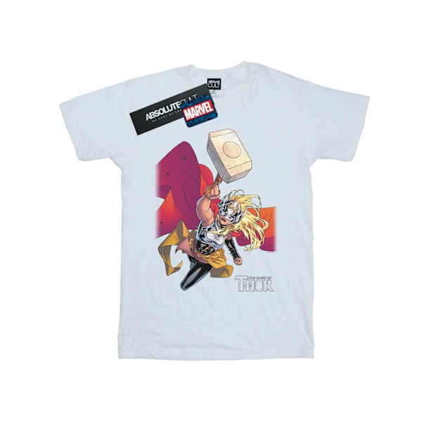 Marvel Boys The Mighty Thor Mjolnir T-shirt 3-4 år Vit White 3-4 Years