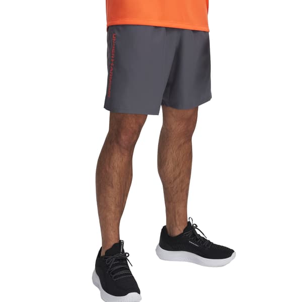 Under Armour Herr Technical Wordmark Vävda Shorts L Castle Rock Castle Rock Grey L