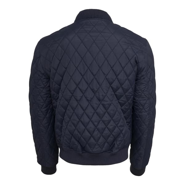 Urban Classics Herr Diamond Nylon Quilted Jacka 5XL Marinblå Navy 5XL