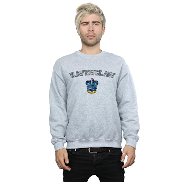 Harry Potter Herr Ravenclaw Crest Sweatshirt 3XL Sports Grey Sports Grey 3XL