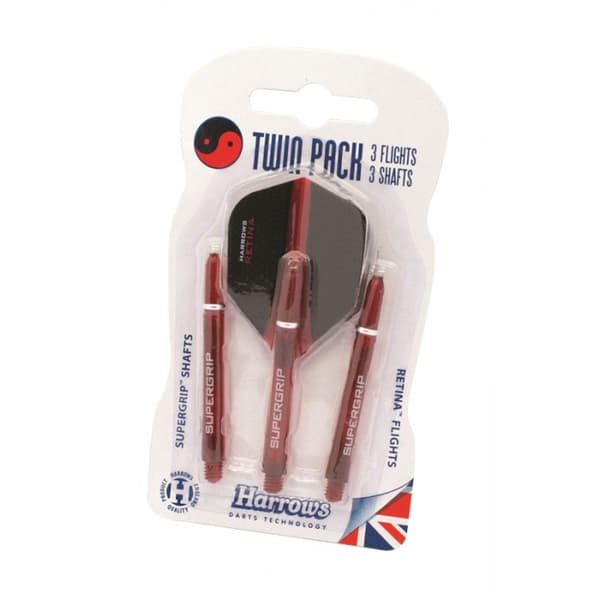 Harrows Dart Flights Set (3-pack) En Storlek Röd Red One Size