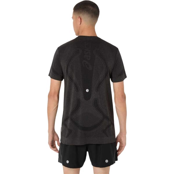 Asics Herr Sömlös Kortärmad Löpartröja M Svart Black M