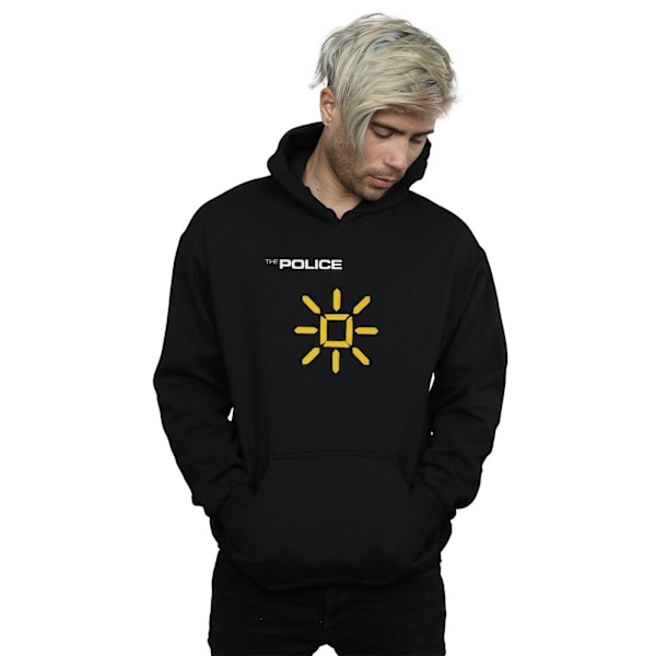 The Police Mens Invisible Sun Hoodie XL Svart Black XL