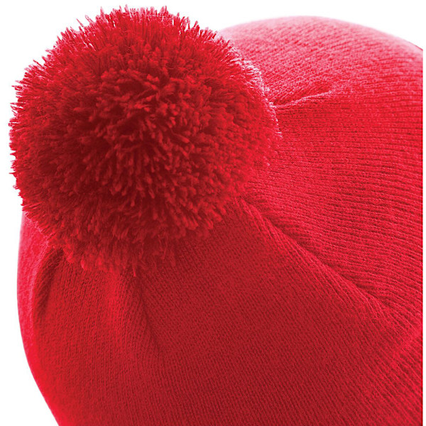 Beechfield Unisex Original Pom Pom Vintermössa En Storlek C Classic Red One Size