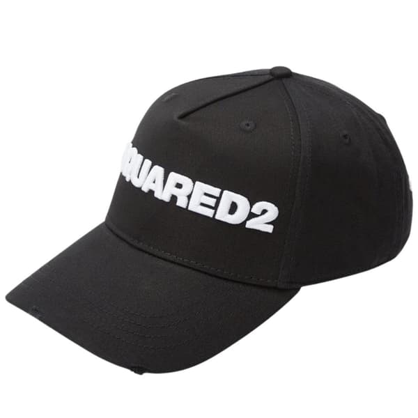 DSquared2 Logo Baseball Keps One Size Svart/Vit Black/White One Size