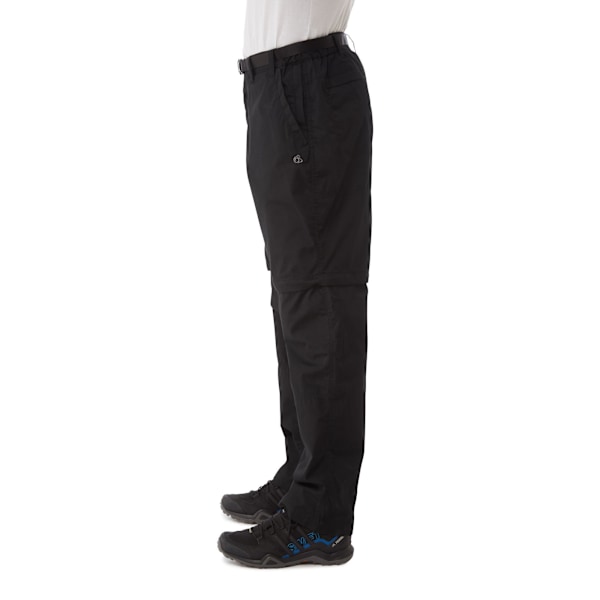 Craghoppers Kiwi Konvertibla Byxor för Herr 34L Svart Black 34L