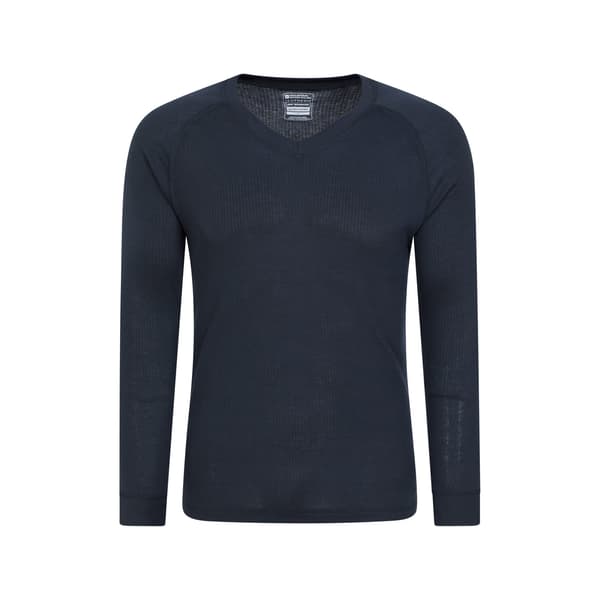 Mountain Warehouse Talus V-ringad Termotopp för män M Grå Grey M