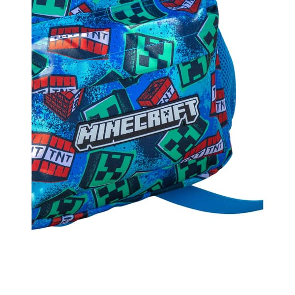 Minecraft Barn/Barn Logotyp Ryggsäck En Storlek Blå Blue One Size