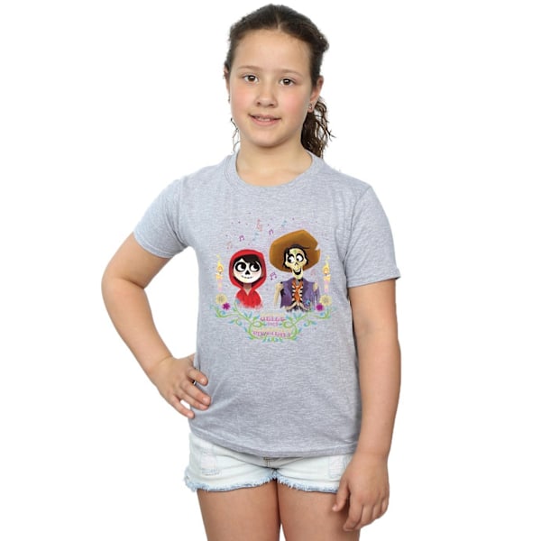 Coco Girls Seize The Moment Bomull T-shirt 7-8 År Sports Grå Sports Grey 7-8 Years