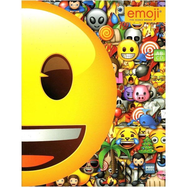 Emoji A4 Ringpärm One Size Flerfärgad Multicoloured One Size