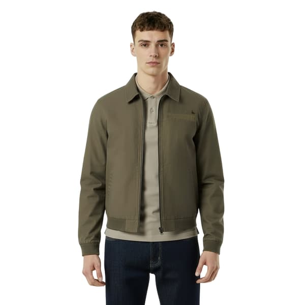 Jack Wills Herr Enfärgad Kragad Varsityjacka L Oliv Olive L