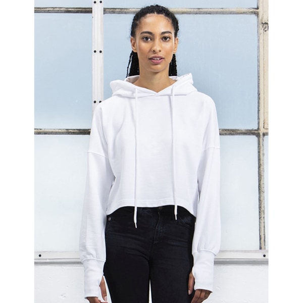 Mantis Cropped Hoodie Dam/Dam S Vit White S