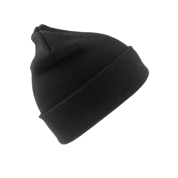 Result Vinter Essentials Barn/Barn Woolly Beanie One Size Black One Size