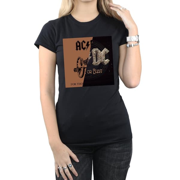 AC/DC Dam Rock or Bust / For Those About Splice Bomull Black XL