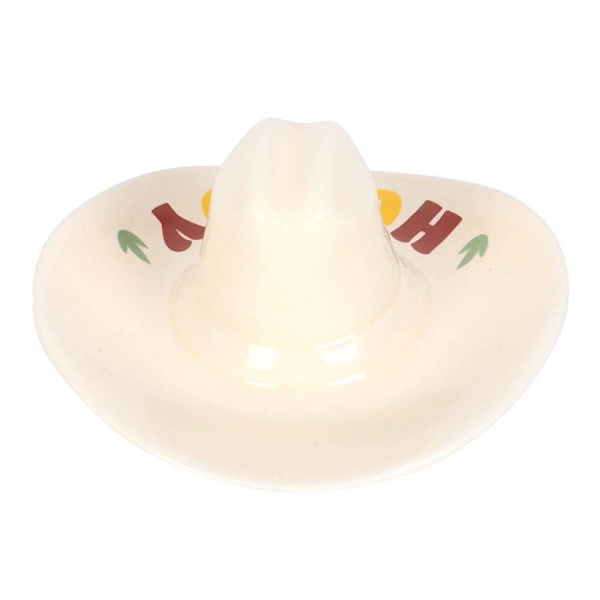 Something Different Howdy Cowboy Hatt Prydnadsskål One Size Vit White One Size