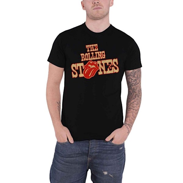 The Rolling Stones Unisex Adult Wild West Logo T-Shirt L Svart Black L