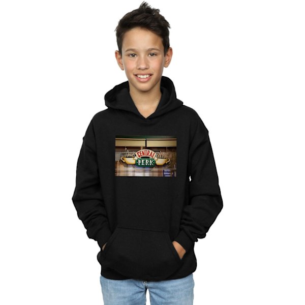 Friends Boys Central Perk Foto Hoodie 5-6 År Svart Black 5-6 Years