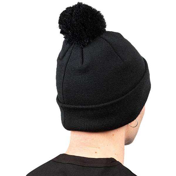 Beechfield Snowstar Ekologisk Bomullsluva One Size Svart Black One Size
