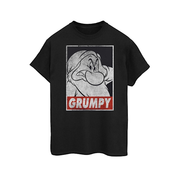 Snövit och de sju dvärgarna Herr Grumpy Poster Bomull T-shirt Black L