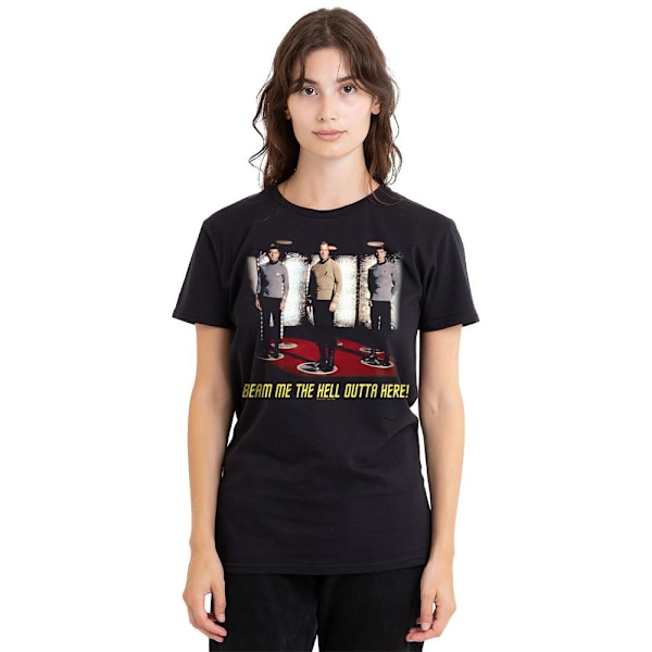 Star Trek Unisex Vuxen Beam Me Out T-Shirt XXL Svart Black XXL