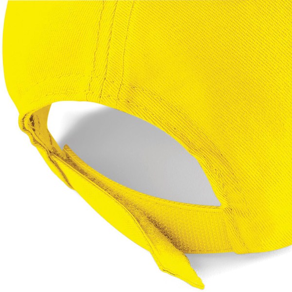 Beechfield Plain Unisex Junior Original 5 Panel Baseball Cap On Yellow One Size