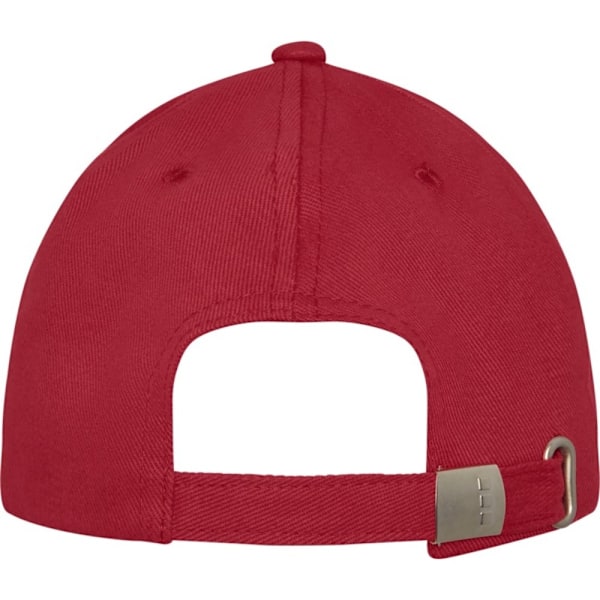 Elevate Unisex Vuxen Davis 6-Panel Keps Storlek One Röd Red One Size
