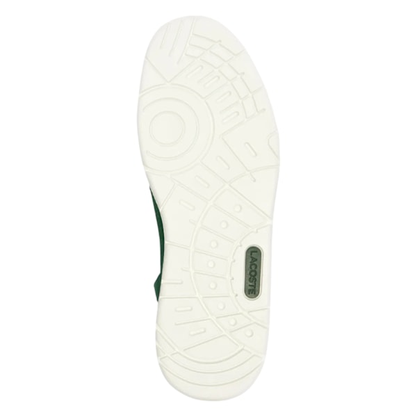 Lacoste T-Clip Lädersneakers för Herrar 7.5 UK Vit/Grön White/Green 7.5 UK
