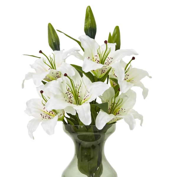 Hill Interiors Madonna Lily Konstgjord Blomsterspray One Size Wh White One Size