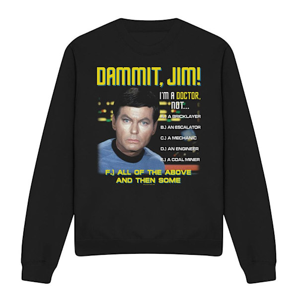Star Trek Unisex Vuxen All of the Above Sweatshirt XXL Svart Black XXL