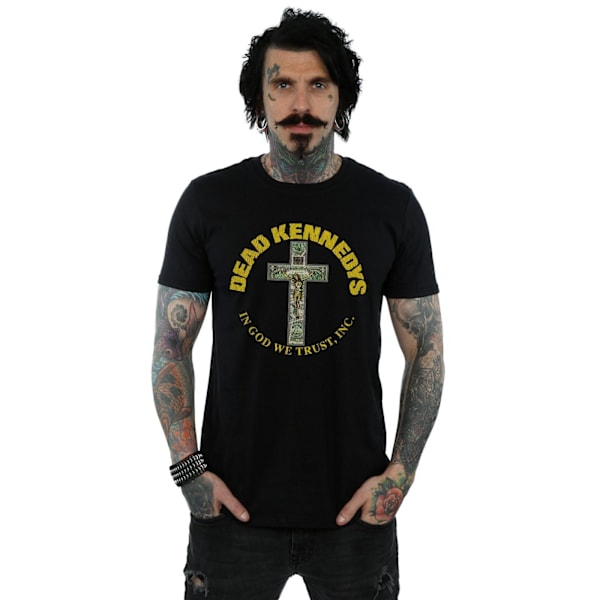 Dead Kennedys Mens In God We Trust T-Shirt 3XL Svart Black 3XL