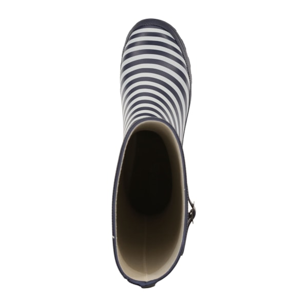 Regatta Womens/Ladies Ly Fairweather II Tall Durable Wellington Navy/White 6 UK