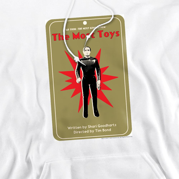 Star Trek Herr The Next Generation Säsong 3 Avsnitt 22 Hoodie X White XXL