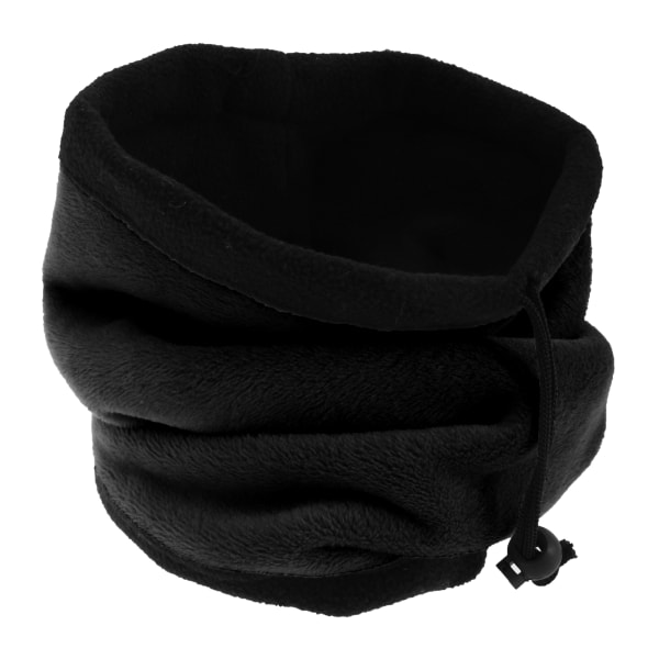 FLOSO Dam/Dam Multipurpose Fleece Neckwarmer Snood / Hatt Black One Size