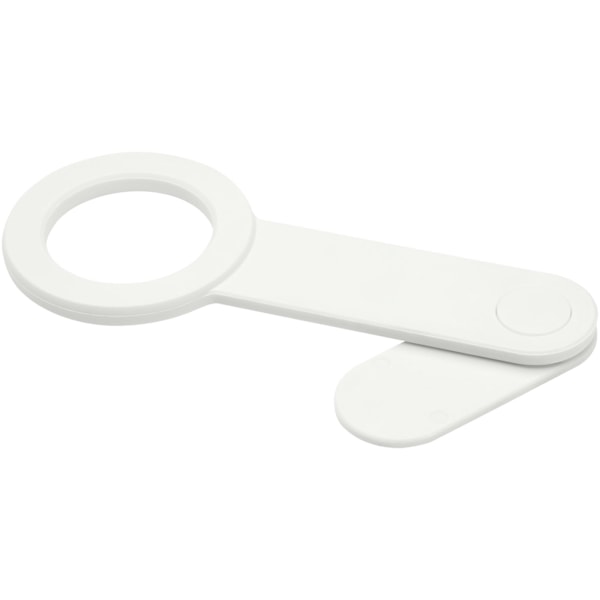 Hook Plain Recycled Plastic Mobiltelefonhållare En Storlek Vit White One Size