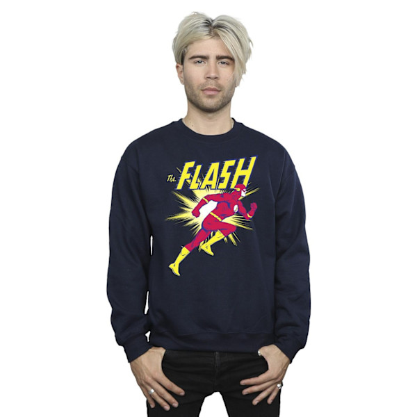 DC Comics Herr The Flash Löpartröja XXL Marinblå Navy Blue XXL