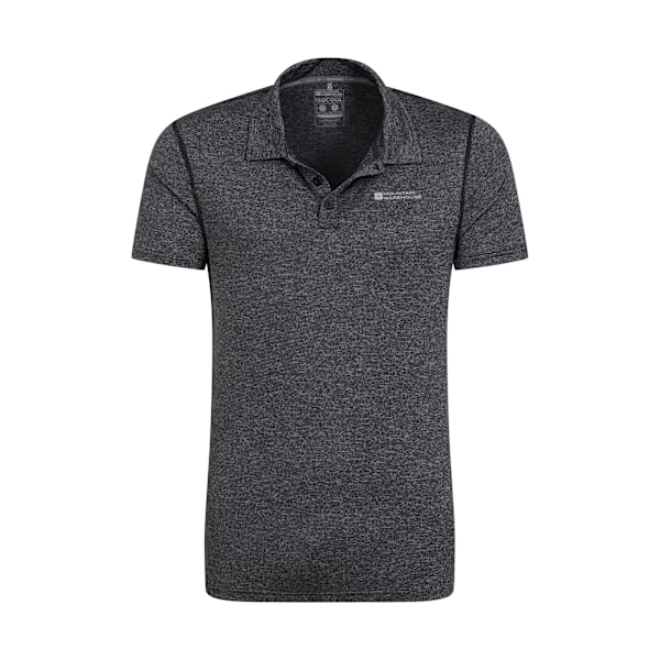 Mountain Warehouse Agra Stripe Pikétröja Herr S Svart Black S
