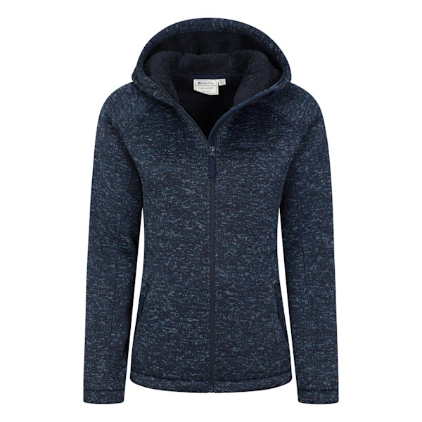 Mountain Warehouse Nevis Helly Zip Hoodie för Kvinnor/Dam 16 UK Mörkblå Dark Blue 16 UK